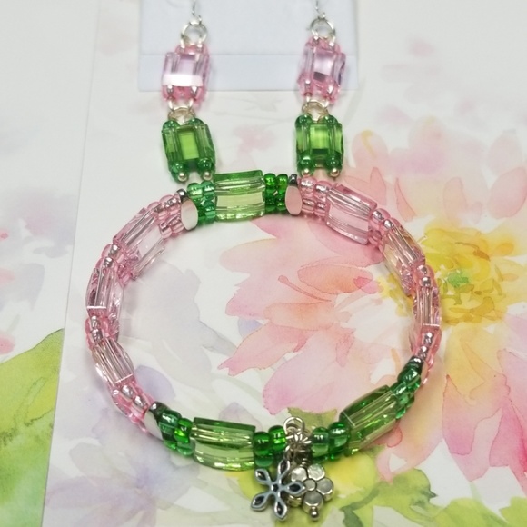 SALE! Set Memory Wire Double Strand Cuff! - Picture 2 of 3